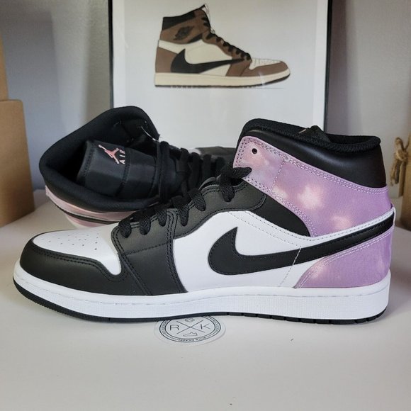 Nike Air Jordan 1 Mid SE Zen Master Black White - Picture 2 of 4